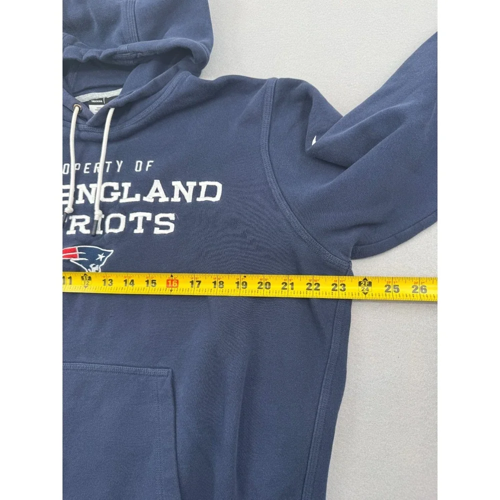 Nike New England Patriots NFL Football Pullover Hoodie Navy Blue Men L Blokecore